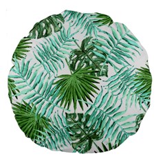 Tropical Pattern Large 18  Premium Round Cushions by ValentinaDesign