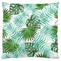 Tropical Pattern Large Flano Cushion Case (two Sides) by ValentinaDesign