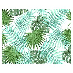 Tropical Pattern Double Sided Flano Blanket (medium)  by ValentinaDesign