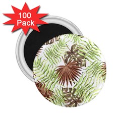 Tropical Pattern 2 25  Magnets (100 Pack)  by ValentinaDesign