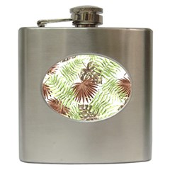 Tropical Pattern Hip Flask (6 Oz) by ValentinaDesign