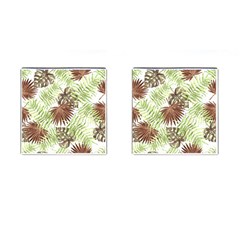 Tropical Pattern Cufflinks (square) by ValentinaDesign