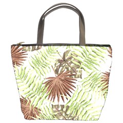 Tropical Pattern Bucket Bags by ValentinaDesign