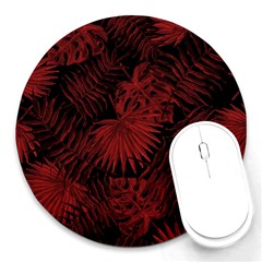 Tropical Pattern Round Mousepads by ValentinaDesign