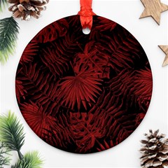 Tropical Pattern Ornament (round) by ValentinaDesign