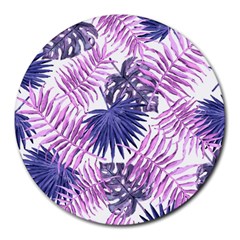 Tropical Pattern Round Mousepads by ValentinaDesign