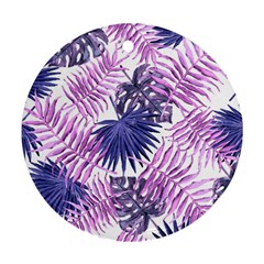 Tropical Pattern Ornament (round) by ValentinaDesign