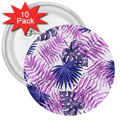 Tropical Pattern 3  Buttons (10 Pack)  by ValentinaDesign