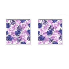 Tropical Pattern Cufflinks (square) by ValentinaDesign