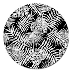 Tropical Pattern Magnet 5  (round) by ValentinaDesign