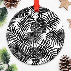 Tropical Pattern Ornament (round) by ValentinaDesign