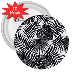 Tropical Pattern 3  Buttons (10 Pack)  by ValentinaDesign