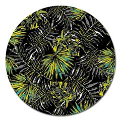 Tropical Pattern Magnet 5  (round) by ValentinaDesign