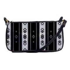 Folklore Pattern Shoulder Clutch Bags by ValentinaDesign