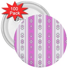 Folklore Pattern 3  Buttons (100 Pack)  by ValentinaDesign