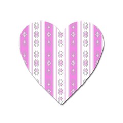 Folklore Pattern Heart Magnet by ValentinaDesign