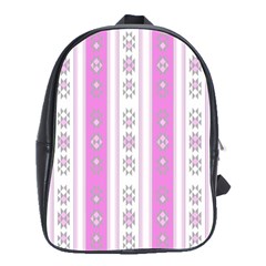 Folklore Pattern School Bag (large) by ValentinaDesign