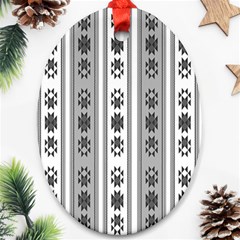 Folklore Pattern Ornament (oval) by ValentinaDesign