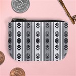 Folklore pattern Mini Coin Purses Front