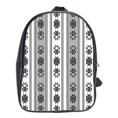 Folklore Pattern School Bag (xl) by ValentinaDesign