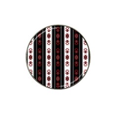 Folklore Pattern Hat Clip Ball Marker (4 Pack) by ValentinaDesign