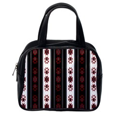 Folklore Pattern Classic Handbags (one Side) by ValentinaDesign