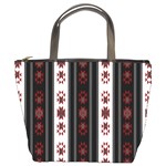 Folklore pattern Bucket Bags Front