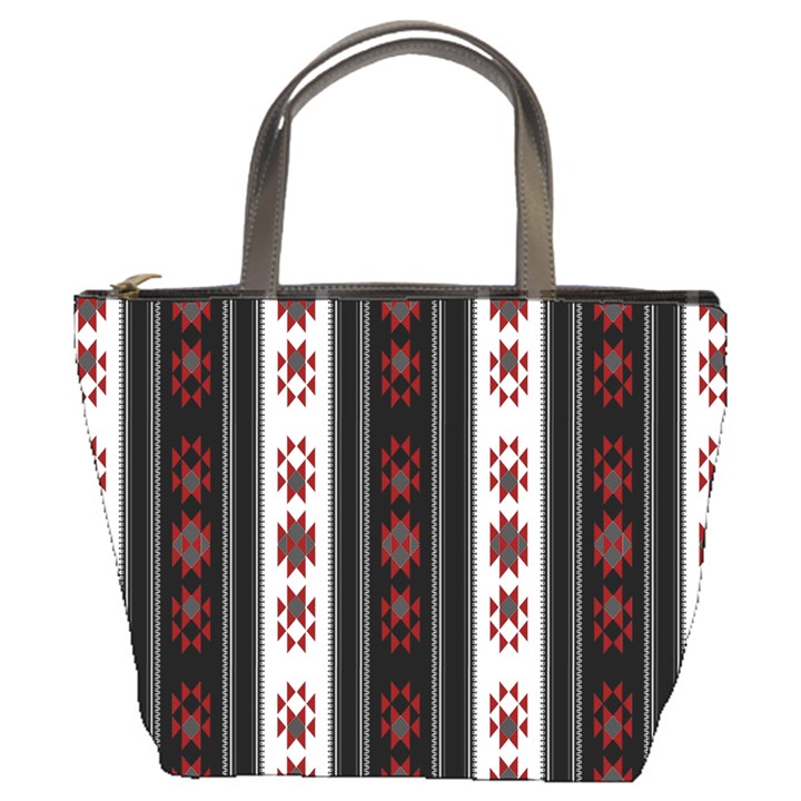 Folklore pattern Bucket Bags