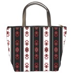 Folklore pattern Bucket Bags Back