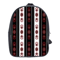 Folklore Pattern School Bag (large) by ValentinaDesign