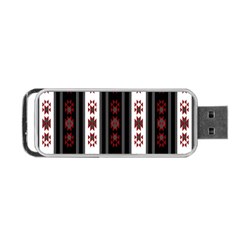 Folklore Pattern Portable Usb Flash (two Sides) by ValentinaDesign