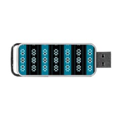 Folklore Pattern Portable Usb Flash (one Side) by ValentinaDesign