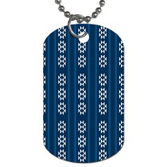 Folklore Pattern Dog Tag (one Side) by ValentinaDesign