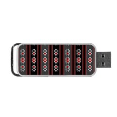 Folklore Pattern Portable Usb Flash (one Side) by ValentinaDesign