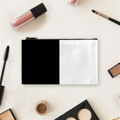 Black And White Cosmetic Bag (small)  by Valentinaart