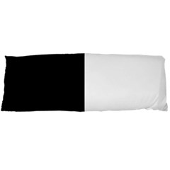 Black And White Body Pillow Case Dakimakura (two Sides) by Valentinaart