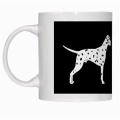 Dalmatian Dog White Mugs by Valentinaart