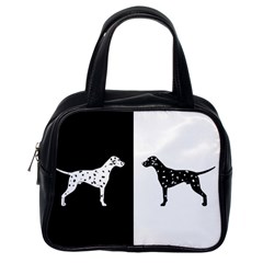 Dalmatian Dog Classic Handbags (one Side) by Valentinaart