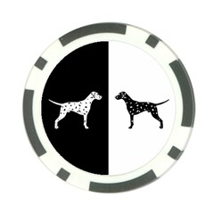 Dalmatian Dog Poker Chip Card Guard (10 Pack) by Valentinaart