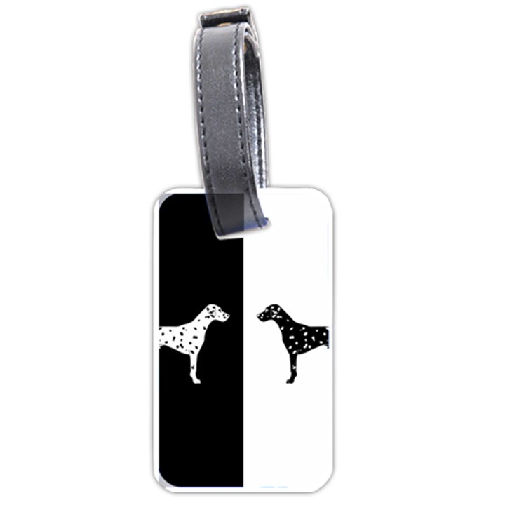 Dalmatian dog Luggage Tags (One Side) 