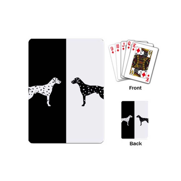 Dalmatian dog Playing Cards (Mini) 