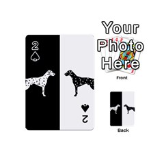 Dalmatian Dog Playing Cards 54 (mini)  by Valentinaart