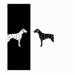 Dalmatian Dog Large Garden Flag (two Sides) by Valentinaart