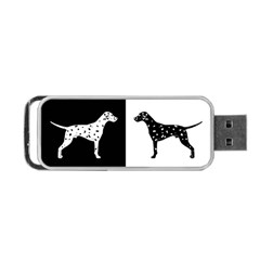 Dalmatian Dog Portable Usb Flash (two Sides) by Valentinaart