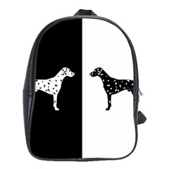 Dalmatian Dog School Bag (xl) by Valentinaart