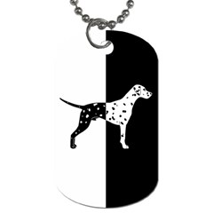 Dalmatian Dog Dog Tag (two Sides) by Valentinaart