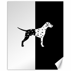 Dalmatian Dog Canvas 16  X 20   by Valentinaart