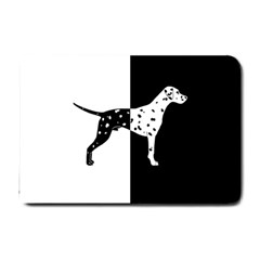 Dalmatian Dog Small Doormat  by Valentinaart