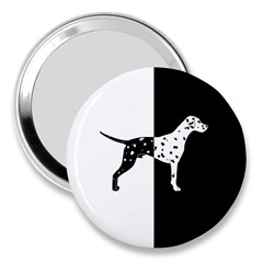 Dalmatian Dog 3  Handbag Mirrors by Valentinaart