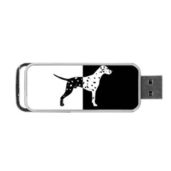 Dalmatian Dog Portable Usb Flash (one Side) by Valentinaart